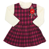 Newborn Girls 2 Piece Frock - Off White, Kids, NB Girls Frocks, Chase Value, Chase Value