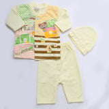 Newborn Boys Full Sleeves Suit - Lemon, Kids, NB Boys Sets And Suits, Chase Value, Chase Value