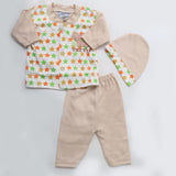Newborn Boys Full Sleeves Suit - Beige, Kids, NB Boys Sets And Suits, Chase Value, Chase Value
