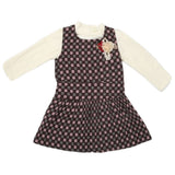 Girls 2Pc Frock - Off White, Kids, Girls Frocks, Chase Value, Chase Value