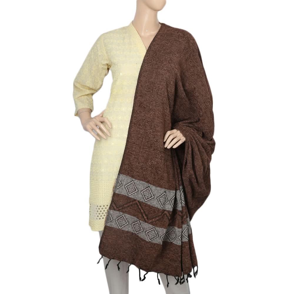 Women's Velvet Shawl - Brown, Women, Shawls And Scarves, Chase Value, Chase Value