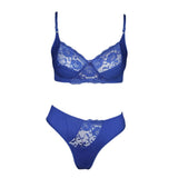 Women's Bra & Panty Set - Royal Blue, Women, Bra And Panty Sets, Chase Value, Chase Value