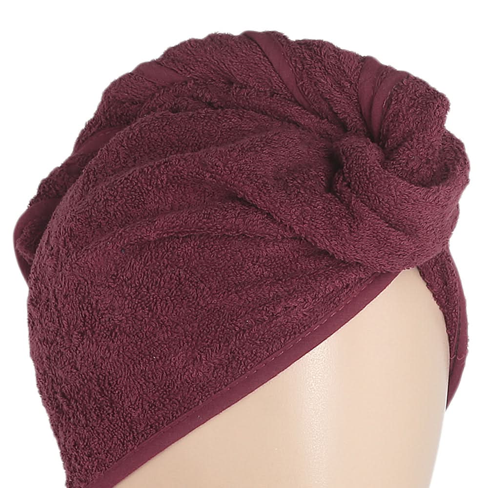 Women's Bath Towel Cap - Maroon, Home & Lifestyle, Bath Towels, Chase Value, Chase Value