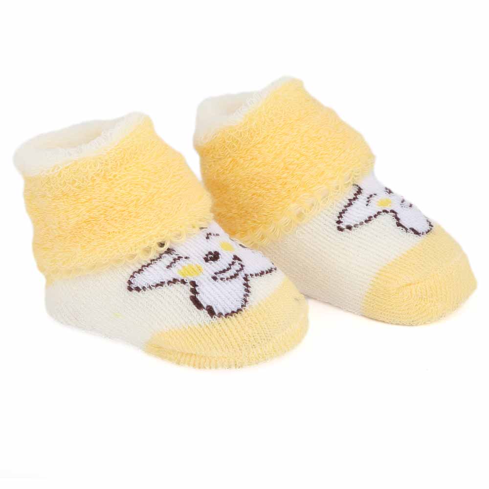 Newborn Booties - Yellow, Kids, NB Shoes And Socks, Chase Value, Chase Value