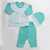 Newborn Boys Full Sleeves Suit - Steel Blue, Kids, NB Boys Sets And Suits, Chase Value, Chase Value