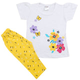 Newborn Girls Half Sleeves Suit - Yellow, Kids, Newborn Girls Sets And Suits, Chase Value, Chase Value