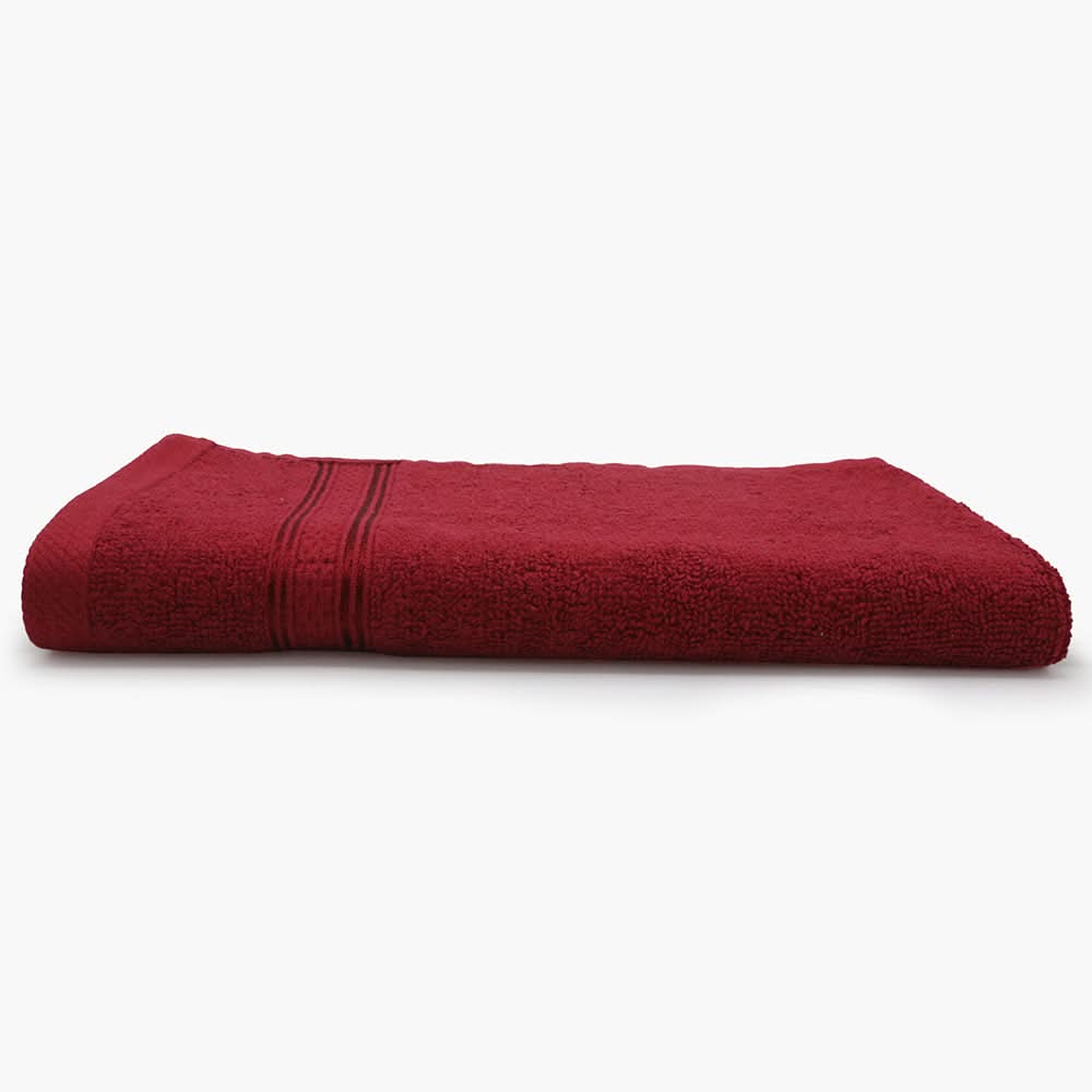 Terry Towel - Red, Bath Towels, Chase Value, Chase Value
