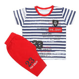 Boys Half Sleeves Short Suit 32880 - Red, Kids, Boys Sets And Suits, Chase Value, Chase Value