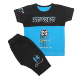 Boys Half Sleeves Short Suit 32882 - Blue, Kids, Boys Sets And Suits, Chase Value, Chase Value