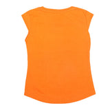 Girls Half Sleeves Printed T-Shirt 4710 16-24 - Orange, Kids, Girls T-Shirts, Chase Value, Chase Value