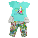 Girls Trouser Suit - Cyan, Kids, Girls Sets And Suits, Chase Value, Chase Value