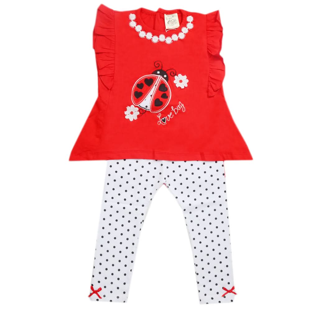 Girls Tights Suits - Red, Kids, Girls Sets And Suits, Chase Value, Chase Value