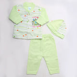 Newborn Boys Full Sleeves Suit - Green, Kids, NB Boys Sets And Suits, Chase Value, Chase Value