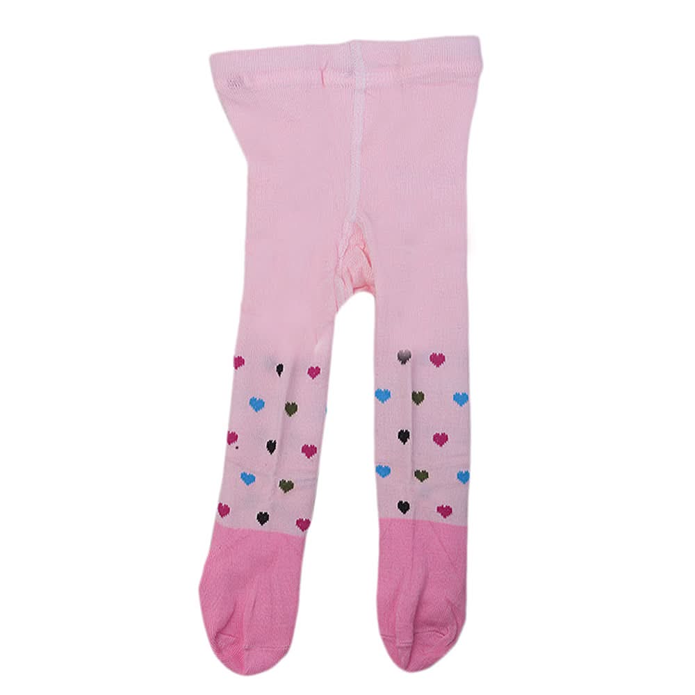 Newborn Girls Printed Leggings - Soft-Pink, Kids, NB Boys Shorts And Pants, Kids, NB Girls Shorts Skirts And Pants, Chase Value, Chase Value