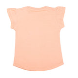 Girls Half Sleeves Printed T-Shirt - Peach, Kids, Girls T-Shirts, Chase Value, Chase Value