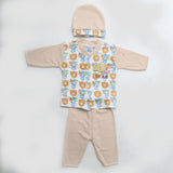Newborn Boys Full Sleeves Suit - Beige, Kids, NB Boys Sets And Suits, Chase Value, Chase Value