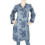Women's Denim Kurti - Steel Blue, Women, Ready Kurtis, Chase Value, Chase Value