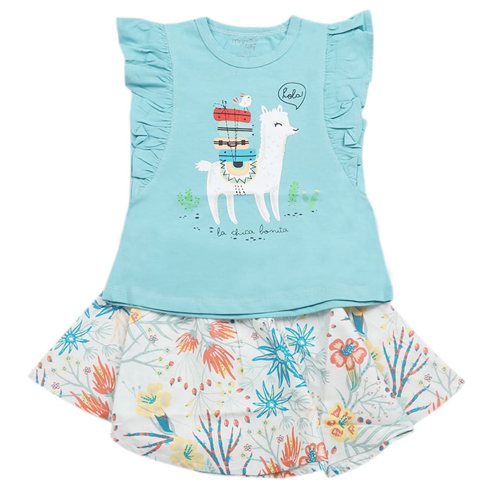 Girls Skirt Suit - Sea Green, Kids, Girls Sets And Suits, Chase Value, Chase Value
