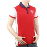 Men's Half Sleeves Polo T-Shirt - Red, Men's T-Shirts & Polos, Chase Value, Chase Value