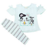 Girls Tights Suits - Cyan, Kids, Girls Sets And Suits, Chase Value, Chase Value