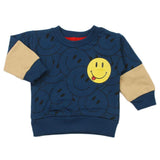 Newborn Boys Full Sleeves T-shirt - Navy Blue, Newborn Boys Shirts & T-Shirts, Chase Value, Chase Value