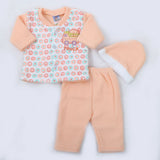Newborn Boys Full Sleeves Polar Suit - Peach, Kids, NB Boys Sets And Suits, Chase Value, Chase Value