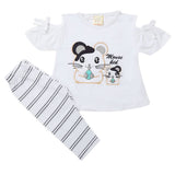 Girls Tights Suits - White, Kids, Girls Sets And Suits, Chase Value, Chase Value