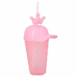 Fancy Crown Style Straw Glass - Pink, Home & Lifestyle, Glassware & Drinkware, Chase Value, Chase Value
