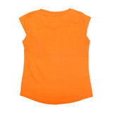 Girls Half Sleeves Printed T-Shirt 4714 16-24 - Orange, Kids, Girls T-Shirts, Chase Value, Chase Value