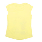 Girls Half Sleeves Printed T-Shirt 4714 16-24 - Yellow, Kids, Girls T-Shirts, Chase Value, Chase Value