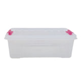 Clear Lock Storage box With Handle Lock Large 10Ltr - Purple, Home & Lifestyle, Storage Boxes, Chase Value, Chase Value