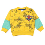 Newborn Boys Full Sleeves T-shirt - Yellow, Newborn Boys Shirts & T-Shirts, Chase Value, Chase Value