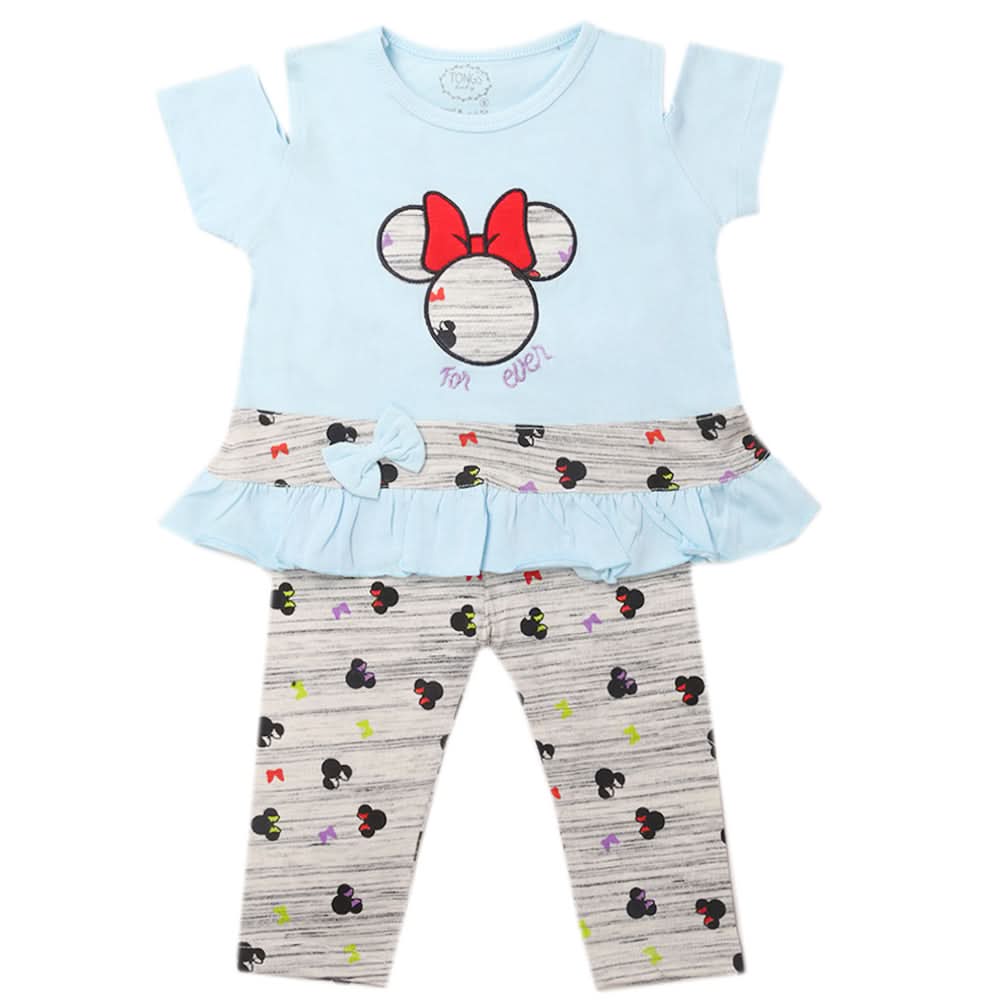 Girls Tights Suits - Light Blue, Kids, Girls Sets And Suits, Chase Value, Chase Value