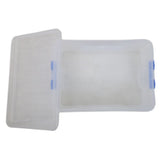 Clear Lock Storage box With Handle Lock Large 10Ltr - Blue, Home & Lifestyle, Storage Boxes, Chase Value, Chase Value