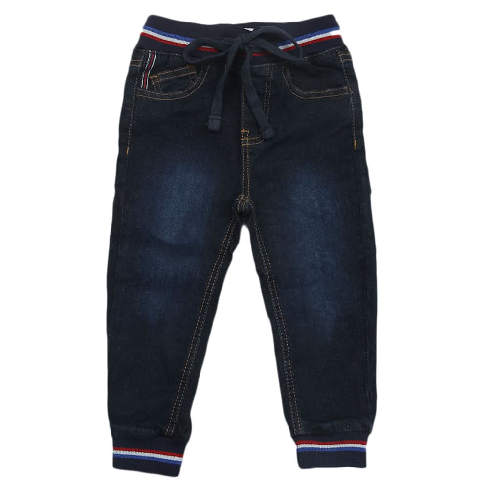 Boys Denim Pant - Navy Blue, Kids, Boys Pants, Chase Value, Chase Value