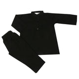 Girls Shalwar Suit 2 Pc - Black, Kids, Girls Shalwar Kameez, Chase Value, Chase Value