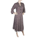 Women's Printed Full Sleeves Long Top - Maroon, Women, T-Shirts And Tops, Chase Value, Chase Value