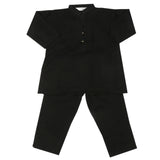 Girls Shalwar Suit 2 Pc - Black, Kids, Girls Shalwar Kameez, Chase Value, Chase Value