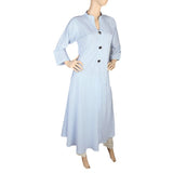 Women's Printed Full Sleeves Long Top - Light Blue, Women, T-Shirts And Tops, Chase Value, Chase Value