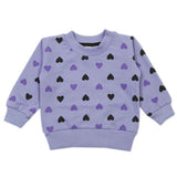Newborn Girls Full Sleeves T-shirt - Purple, Newborn Girls T-Shirts, Chase Value, Chase Value