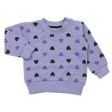 Newborn Girls Full Sleeves T-shirt - Purple, Newborn Girls T-Shirts, Chase Value, Chase Value