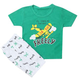 Boys Half Sleeves Short Suit - Green, Kids, Boys Sets And Suits, Chase Value, Chase Value