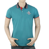 Men's Half Sleeves Polo T-Shirt - Sea Green, Men, T-Shirts And Polos, Chase Value, Chase Value
