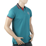 Men's Half Sleeves Polo T-Shirt - Sea Green, Men, T-Shirts And Polos, Chase Value, Chase Value