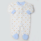 Newborn Boys Full Sleeves Romper - Blue, Kids, NB Boys Rompers, Chase Value, Chase Value