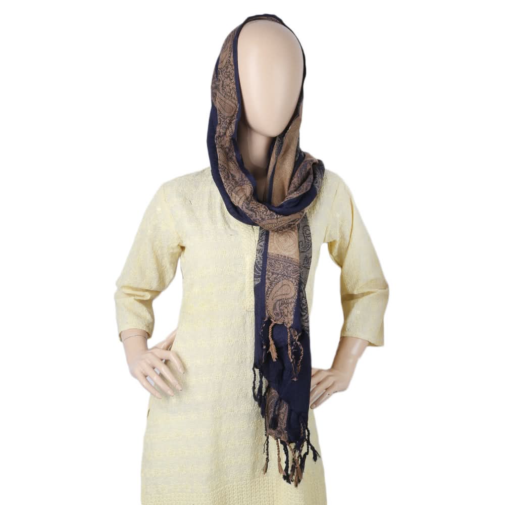 Women's Stolar - Navy Blue, Women, Shawls And Scarves, Chase Value, Chase Value