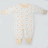 Newborn Boys Full Sleeves Romper - Yellow, Kids, NB Boys Rompers, Chase Value, Chase Value
