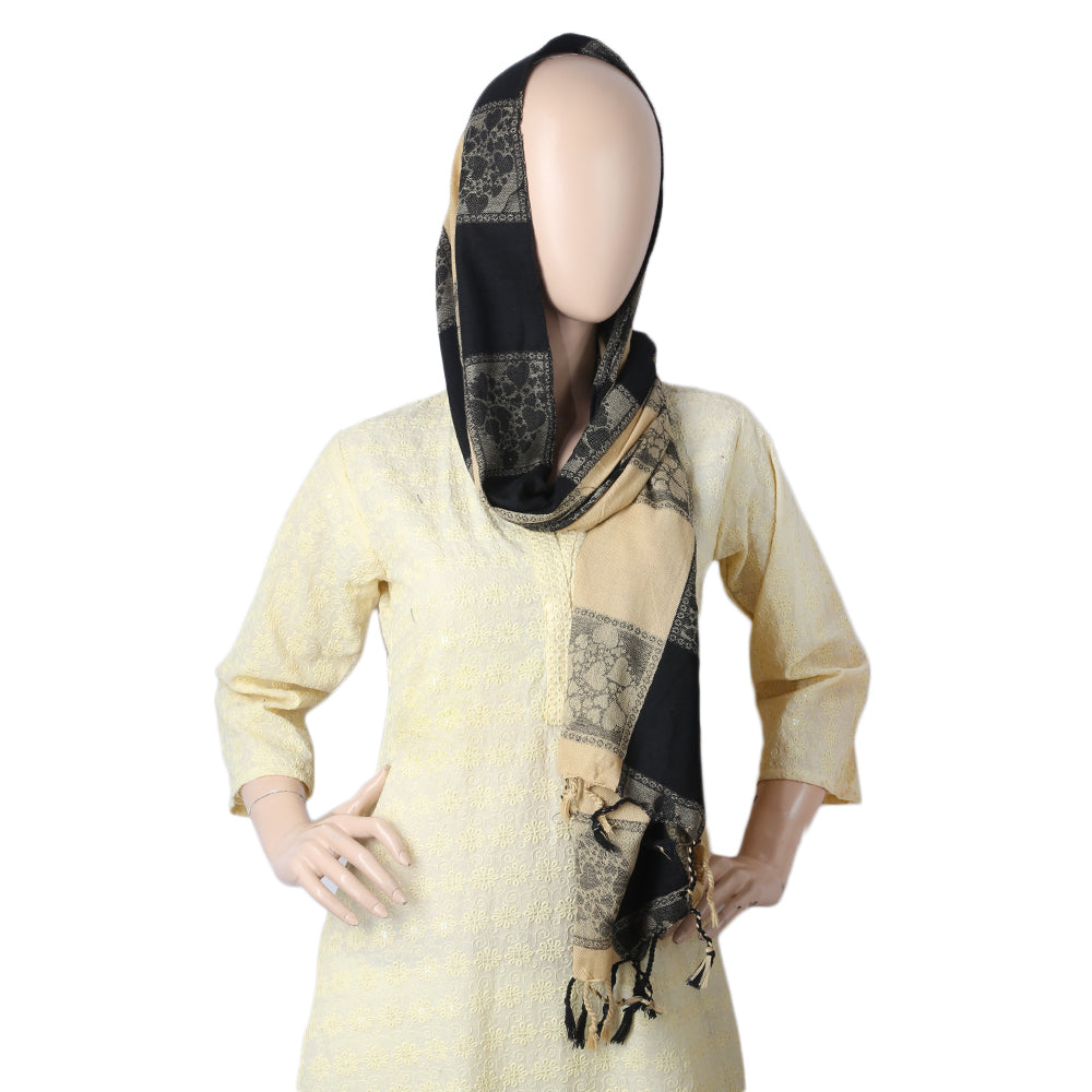 Women's Stolar - Black, Women, Shawls And Scarves, Chase Value, Chase Value