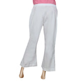 Women's Bell Bottom Trouser - White, Women, Pants & Tights, Chase Value, Chase Value