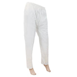 Women's Bottom Embroidered Trouser - Off White, Women, Pants & Tights, Chase Value, Chase Value